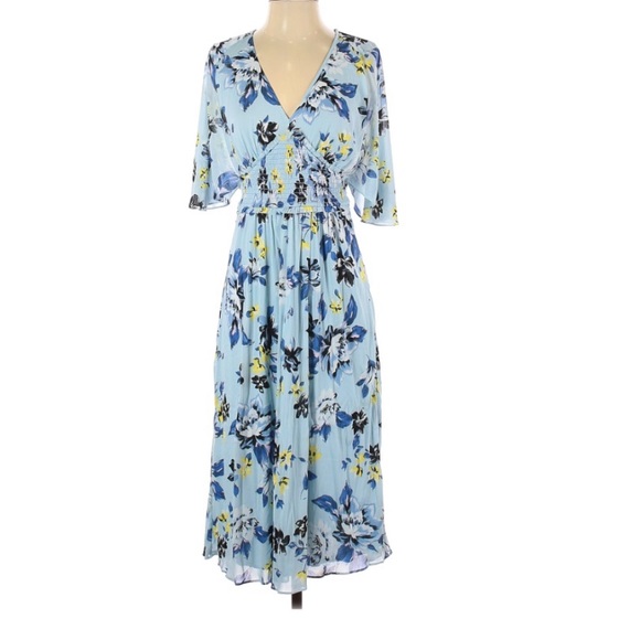 Diane Von Furstenberg Nala Floral Midi Dress Small - Picture 15 of 16